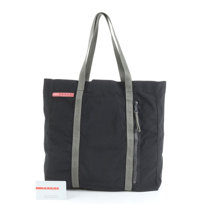 Prada Sport Authenticity With Card 4va108 Tote Bag Shoulder Black A4 Men's ERE