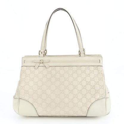 Guccissima Mayfair Ribbon Leather Tote Bag Shoulder 257063 Gold Hardware Women