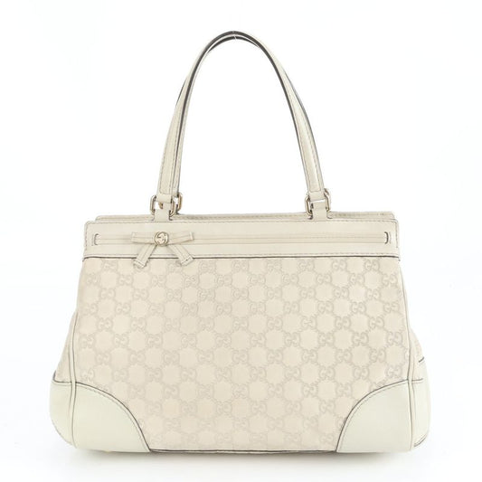 Guccissima Mayfair Ribbon Leather Tote Bag Shoulder 257063 Gold Hardware Women