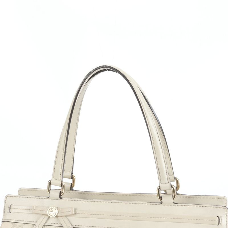 Guccissima Mayfair Ribbon Leather Tote Bag Shoulder 257063 Gold Hardware Women