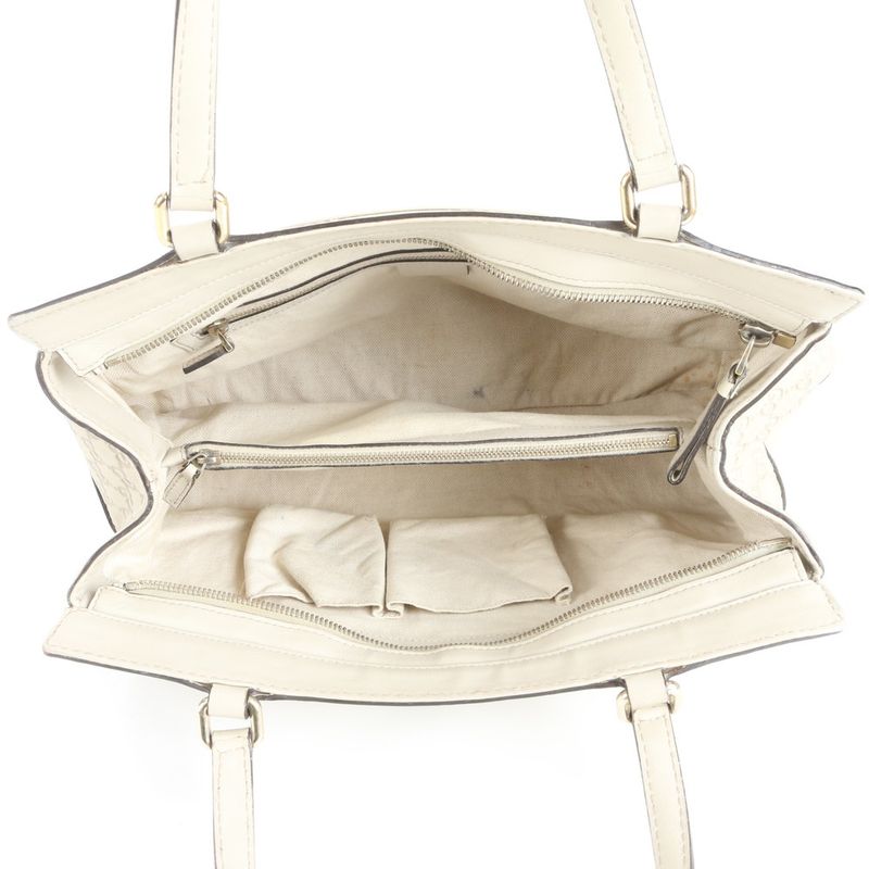 Guccissima Mayfair Ribbon Leather Tote Bag Shoulder 257063 Gold Hardware Women