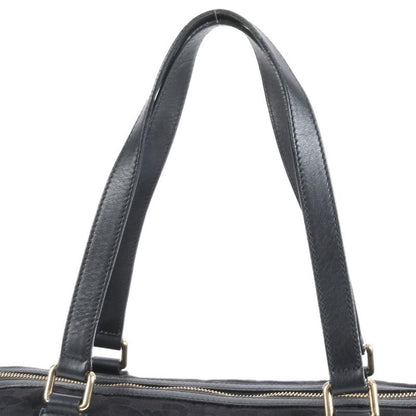 Gucci Horsebit Leather Tote Bag Shoulder Mini Boston 248268 Hand Black Women's