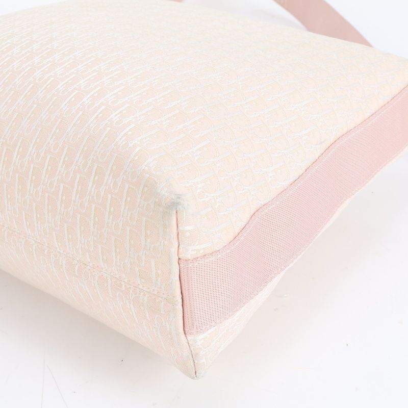 Christian Dior Trotter Leather Shoulder Bag Crossbody Pink A4 Ladies EUE Cx37-1