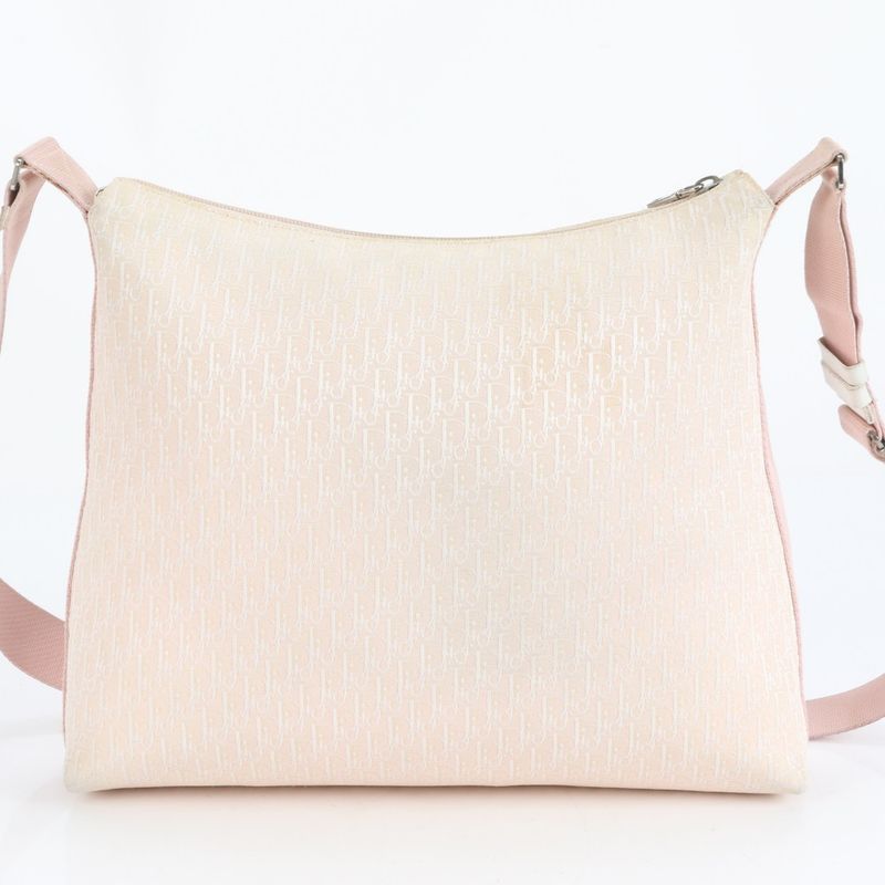 Christian Dior Trotter Leather Shoulder Bag Crossbody Pink A4 Ladies EUE Cx37-1