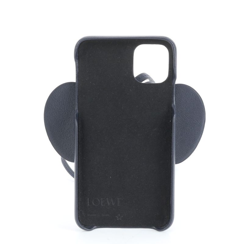 Loewe Bumper Elephant Iphone 11 Case Cabas Leather Cell Phone Shoulder Strap