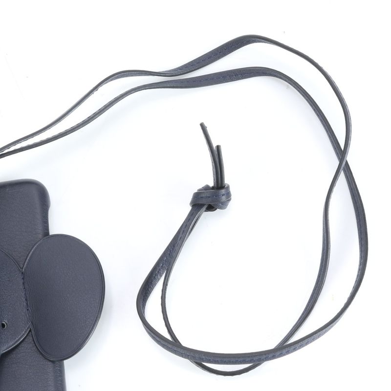 Loewe Bumper Elephant Iphone 11 Case Cabas Leather Cell Phone Shoulder Strap