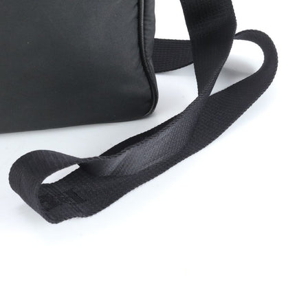 Prada Tessuto Nylon Triangle Logo Leather Shoulder Bag Crossbody Messenger