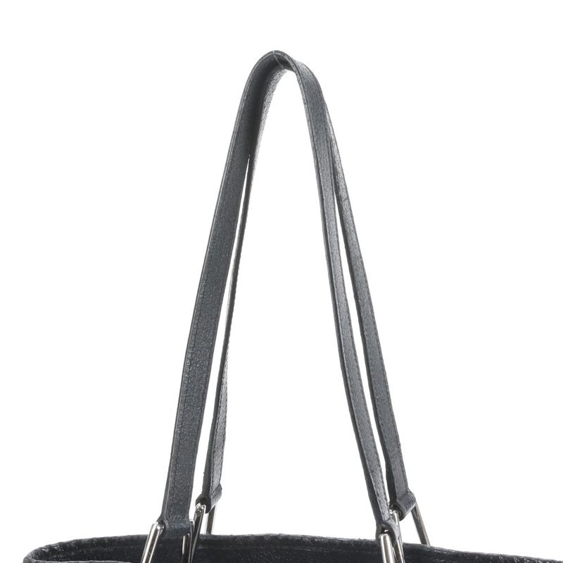 Gucci GG Canvas Eclipse 120840 Leather Tote Bag Shoulder Black Women's ERE