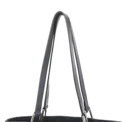 Gucci GG Canvas Eclipse 120840 Leather Tote Bag Shoulder Black Women's ERE