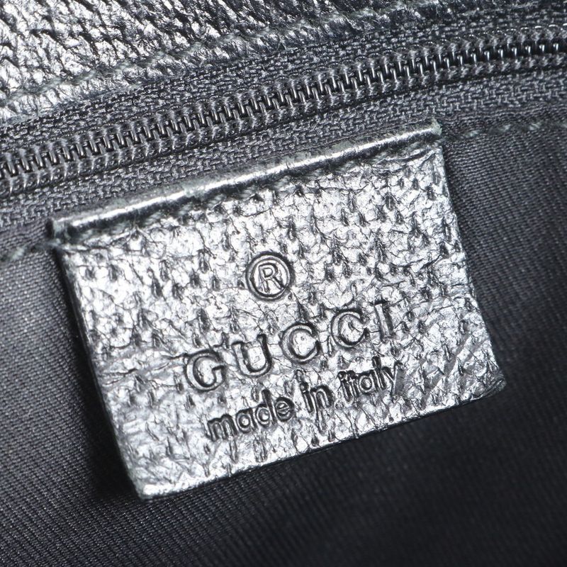 Gucci GG Canvas Eclipse 120840 Leather Tote Bag Shoulder Black Women's ERE