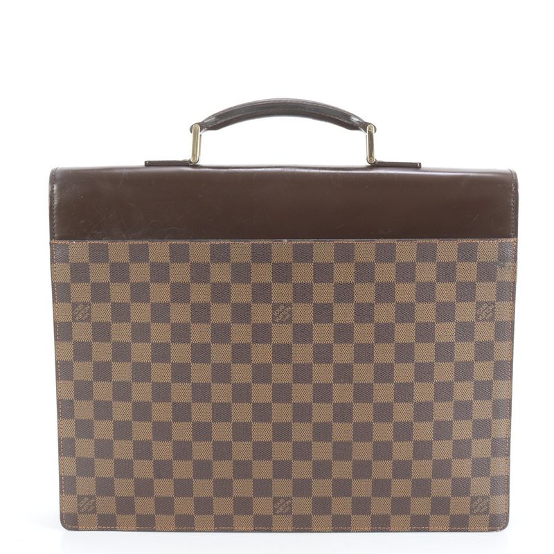 Louis Vuitton Damier Altona PM N53315 Leather Business Bag Document Bag