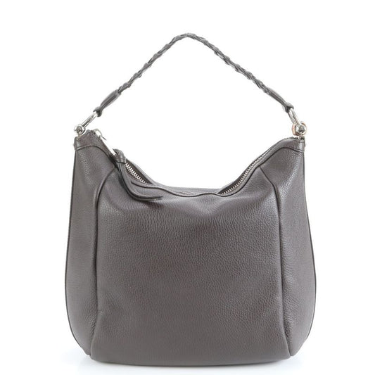 Gucci Bamboo 336655 Leather Shoulder Bag Shoulder One Shoulder Hobo Brown A4