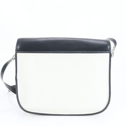 Vintage YSL Yves Saint Laurent Triangle Plate Leather Shoulder Bag Crossbody