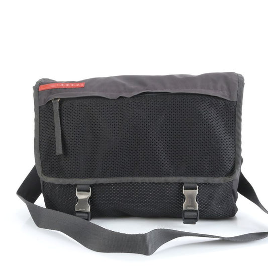 Prada Sport Shoulder Bag Crossbody Messenger Business Black A4 Men's ERE Cx29-5