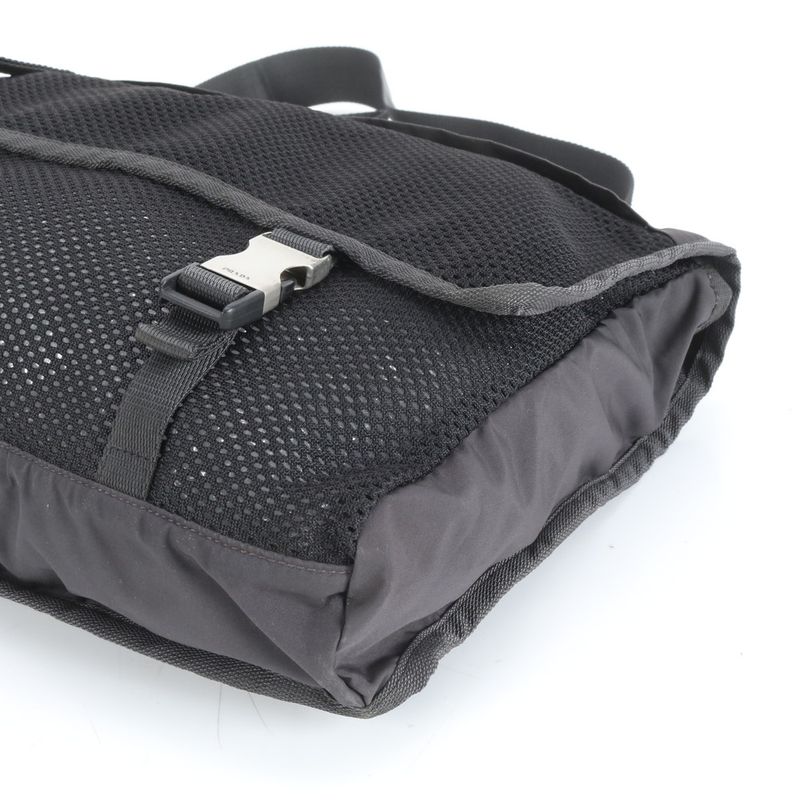 Prada Sport Shoulder Bag Crossbody Messenger Business Black A4 Men's ERE Cx29-5