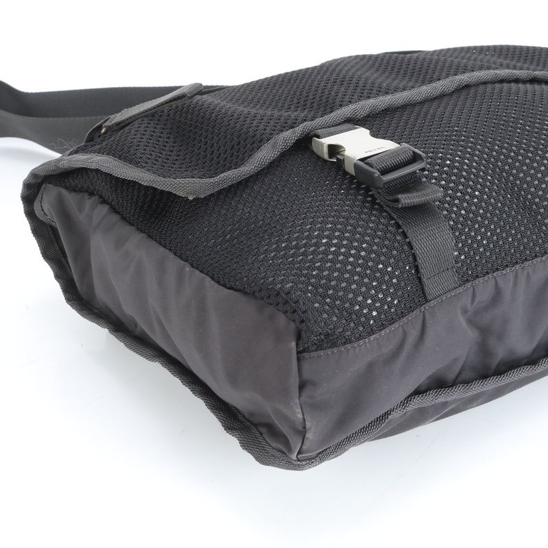 Prada Sport Shoulder Bag Crossbody Messenger Business Black A4 Men's ERE Cx29-5