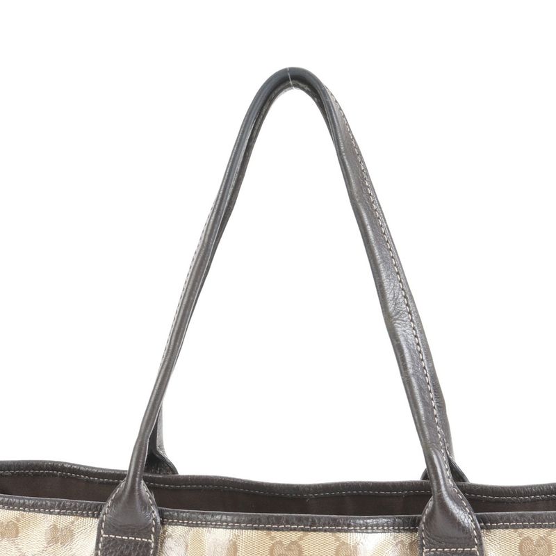 Gucci GG Crystal Princy Leather Tote Bag Shoulder 293592 Brown Women's EUE