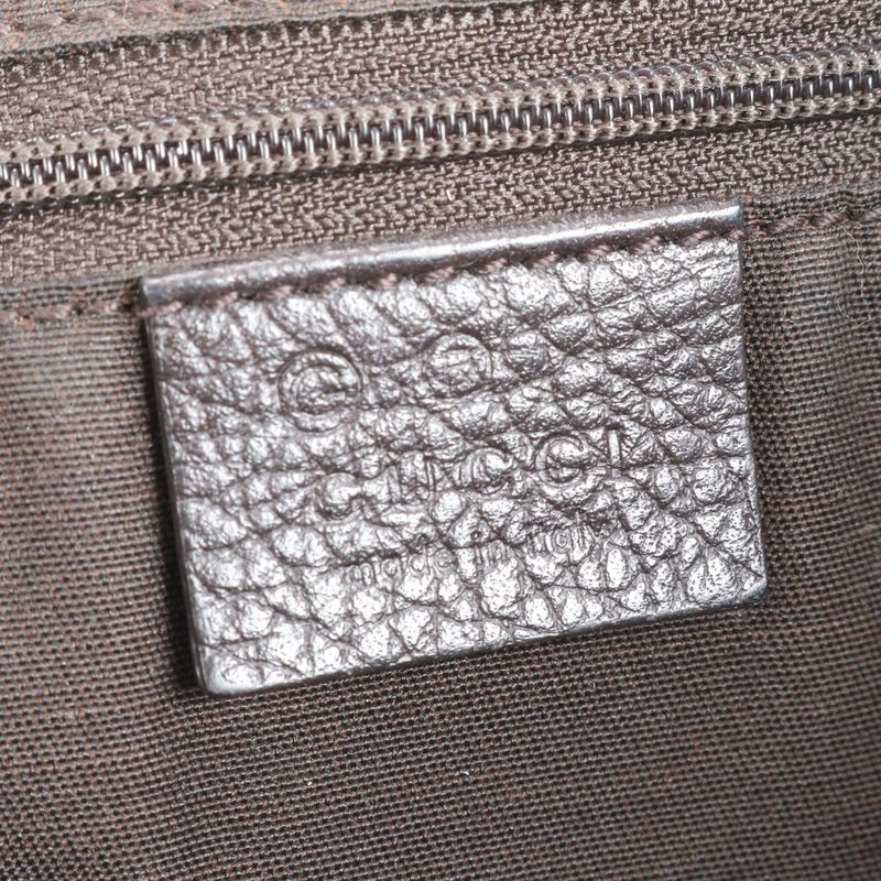 Gucci GG Crystal Princy Leather Tote Bag Shoulder 293592 Brown Women's EUE