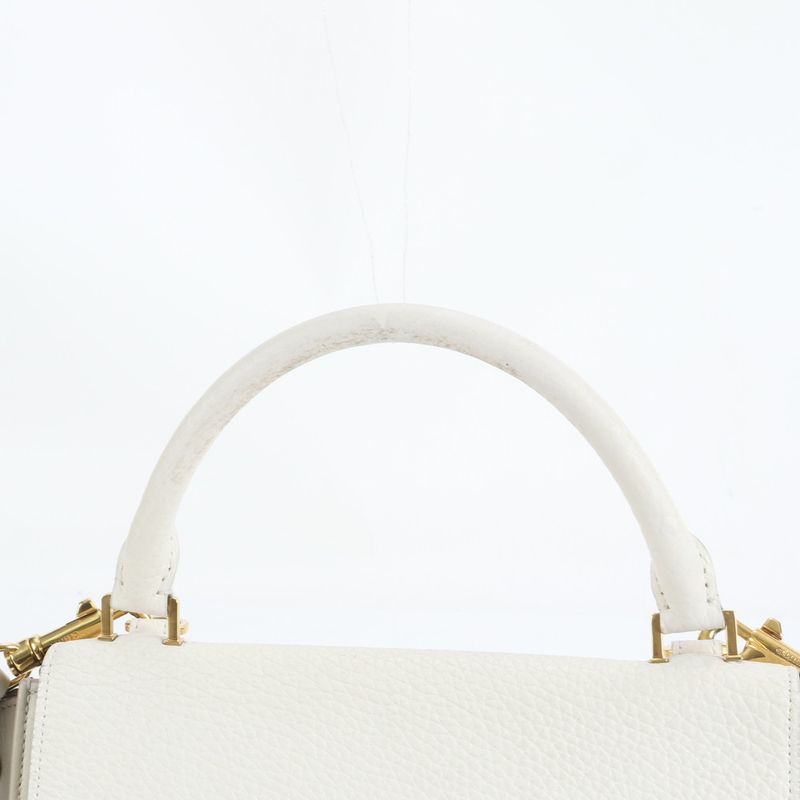 Celine Trapeze Small Leather 2WAY Shoulder Bag Shoulder Tote Hand Gold Hardware