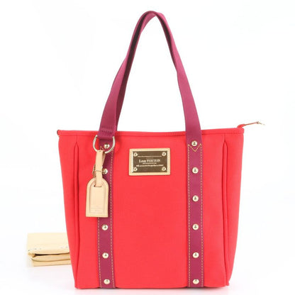 Louis Vuitton Antigua Cabas MM M40034 Leather Tote Bag Shoulder A4 Women ERE