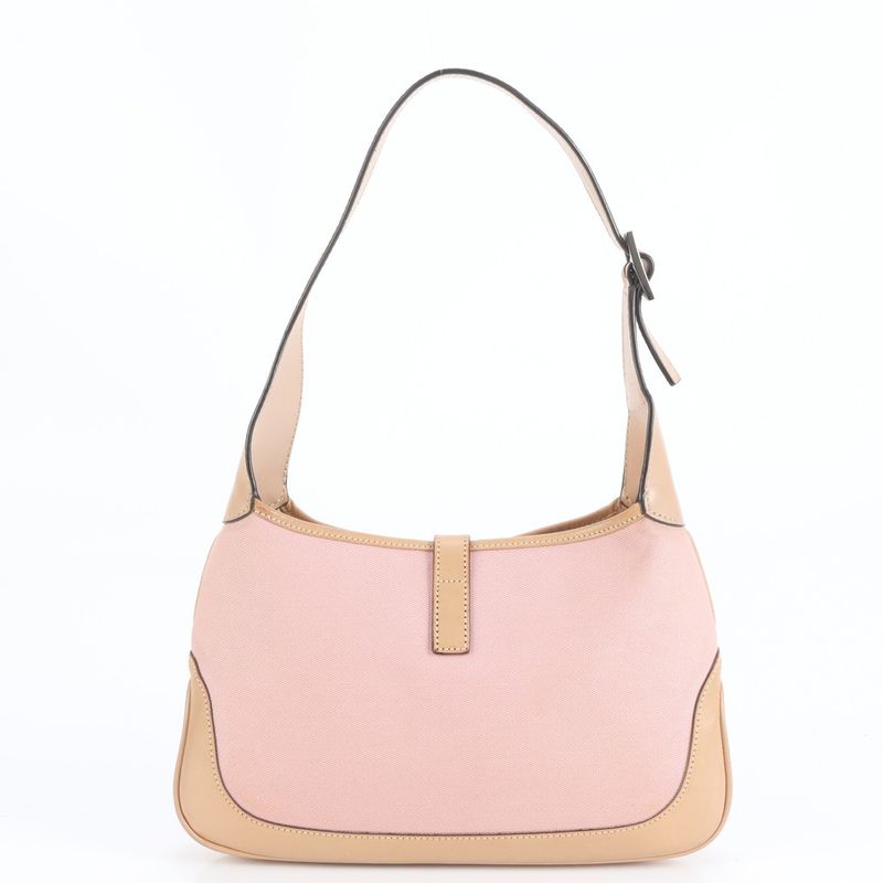 Gucci Jackie Leather Shoulder Bag Shoulder One Shoulder 001-3735 Pink Silver