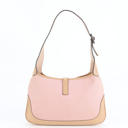 Gucci Jackie Leather Shoulder Bag Shoulder One Shoulder 001-3735 Pink Silver
