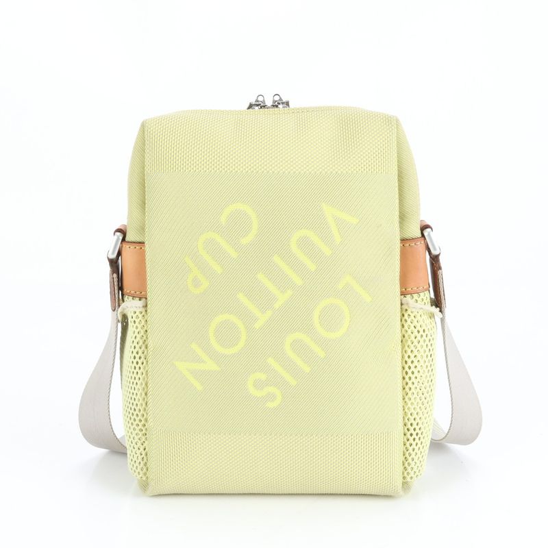 Louis Vuitton Damier Jean Weatherly LV Cup M80636 Leather Shoulder Bag Crossbody