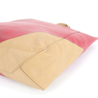 Celine Horizontal Cabas Leather Tote Bag Shoulder Bicolor A4 Women ERE Cx27-8