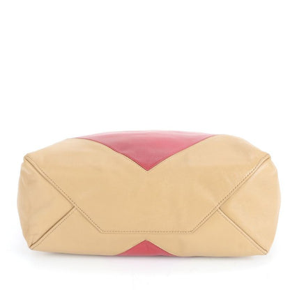 Celine Horizontal Cabas Leather Tote Bag Shoulder Bicolor A4 Women ERE Cx27-8