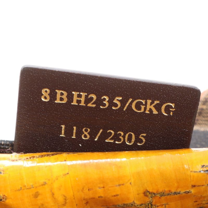 Fendi With Hologram Seal Pecan Leather Tote Bag Hand 8bh235 Brown A4 Women ERE