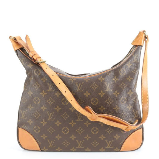 Louis Vuitton Monogram Boulogne 35 M51260 Leather Shoulder Bag Shoulder Tote