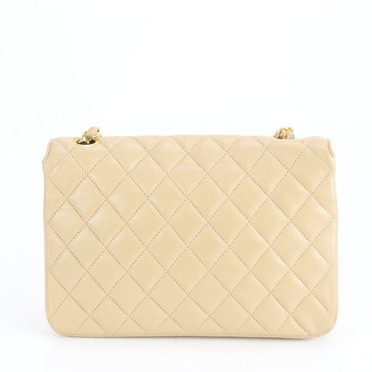 Chanel Authenticity Card With Serial Matelasse Lamb Leather Chain Shoulder Bag