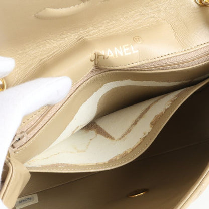 Chanel Authenticity Card With Serial Matelasse Lamb Leather Chain Shoulder Bag