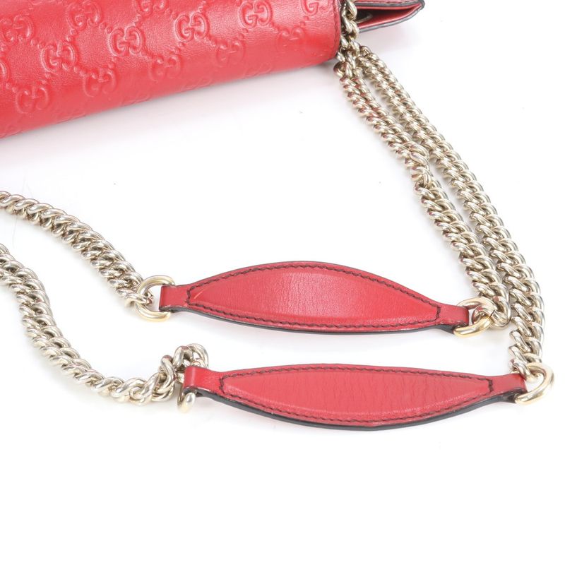 Guccissima Emily Horsebit Leather 2WAY Shoulder Bag Crossbody Tote 295408