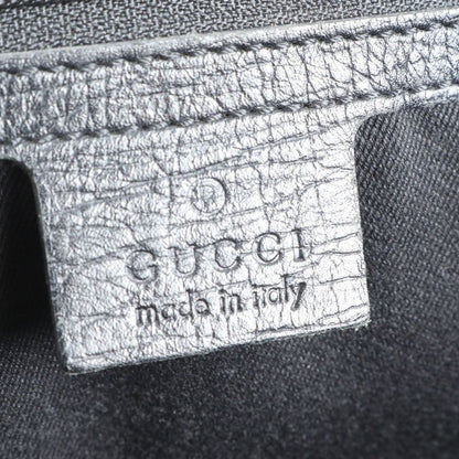 Gucci GG Canvas Bamboo 112530 Leather Tote Bag Shoulder Hand A4 Brown Ladies