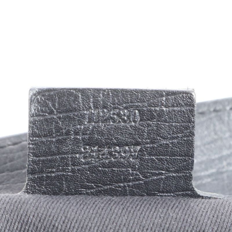 Gucci GG Canvas Bamboo 112530 Leather Tote Bag Shoulder Hand A4 Brown Ladies