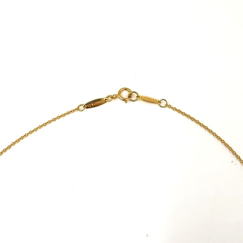 Tiffany & Co By-the-yard 18K Yellow Gold And Diamonds Gold Necklace