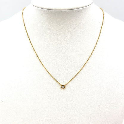 Tiffany & Co By-the-yard 18K Yellow Gold And Diamonds Gold Necklace