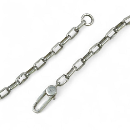 Gucci Interlocking G Logo Ag925 Silver Necklace