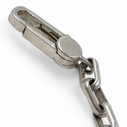 Gucci Interlocking G Logo Ag925 Silver Necklace