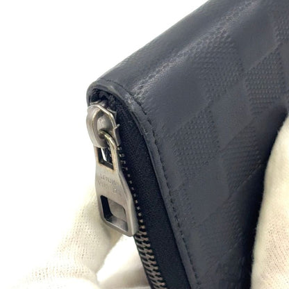 Louis Vuitton Zippy Wallet Vertical Damier Infini Damier Infini Onyx Leather