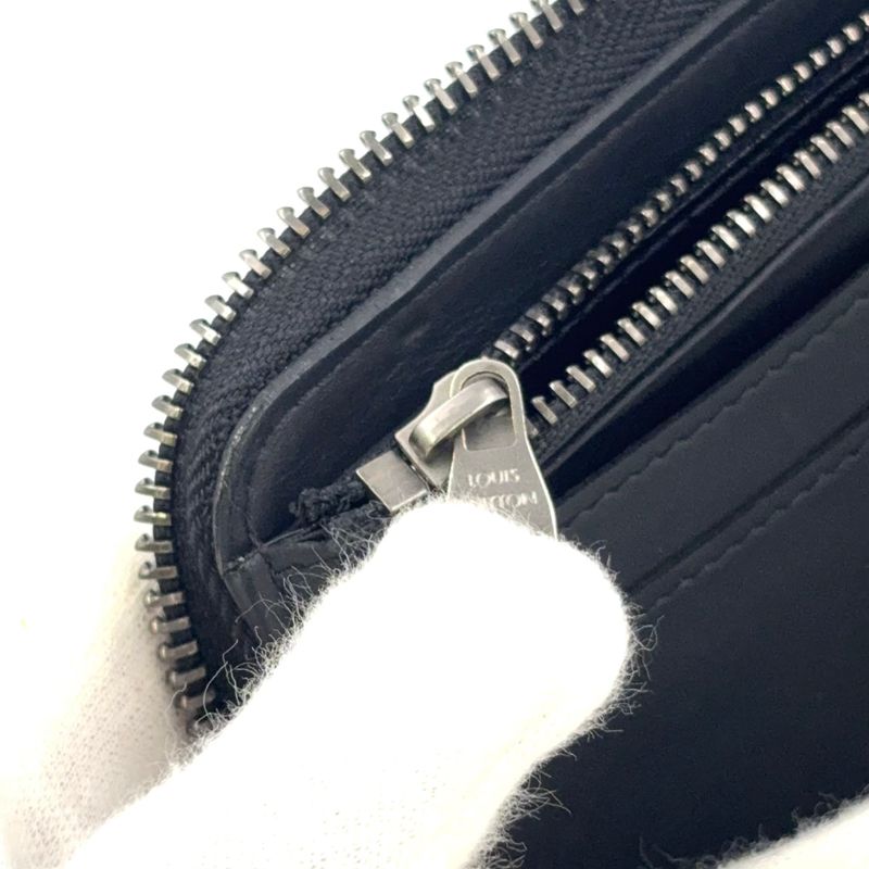 Louis Vuitton Zippy Wallet Vertical Damier Infini Damier Infini Onyx Leather