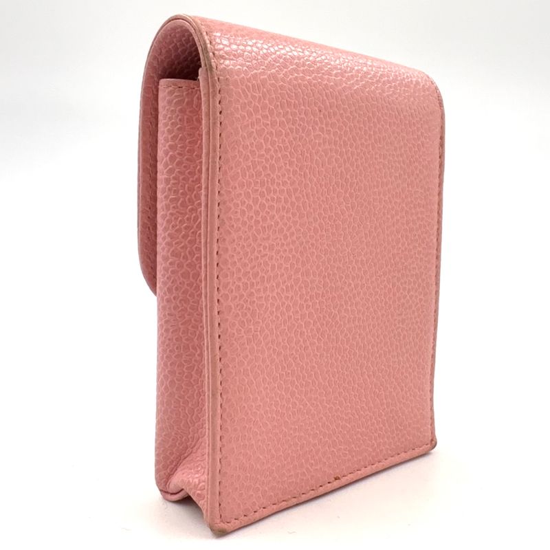 Chanel Coco Mark Multi-case Serial No 8 Pink Caviar Skin Cigarette Case