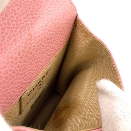 Chanel Coco Mark Multi-case Serial No 8 Pink Caviar Skin Cigarette Case