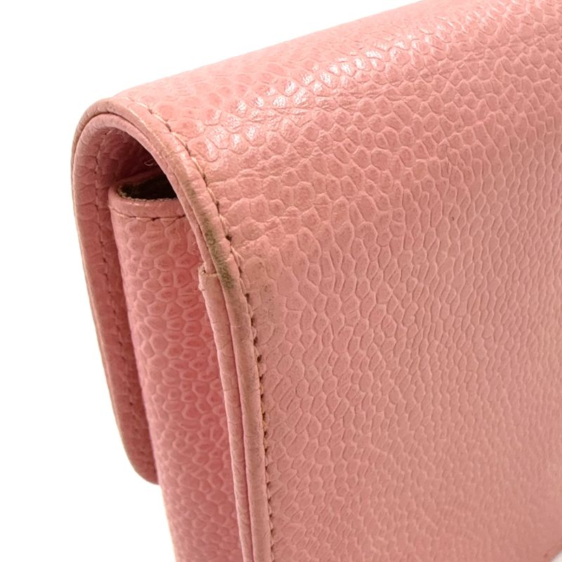 Chanel Coco Mark Multi-case Serial No 8 Pink Caviar Skin Cigarette Case