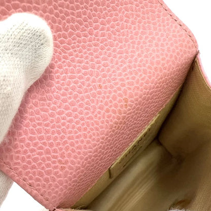 Chanel Coco Mark Multi-case Serial No 8 Pink Caviar Skin Cigarette Case