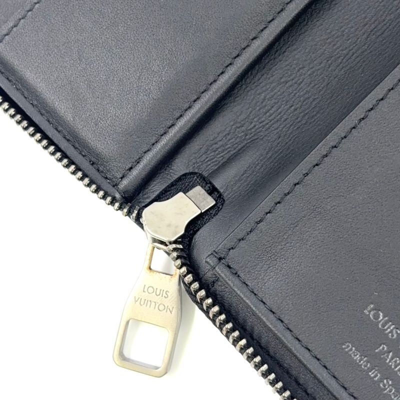 Louis Vuitton Zippy Wallet Vertical Damier Infini Damier Infini Onyx Leather