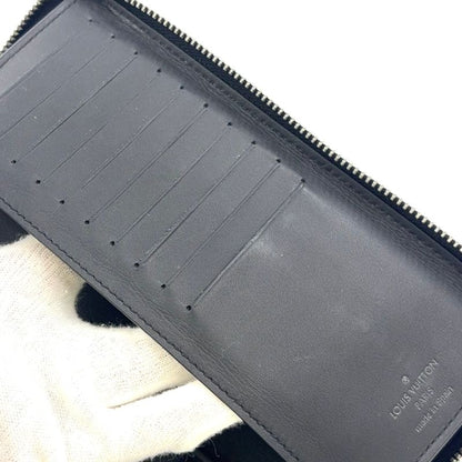 Louis Vuitton Zippy Wallet Vertical Damier Infini Damier Infini Onyx Leather