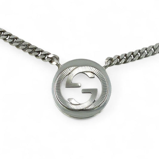 Gucci Interlocking Sv925 Silver Necklace