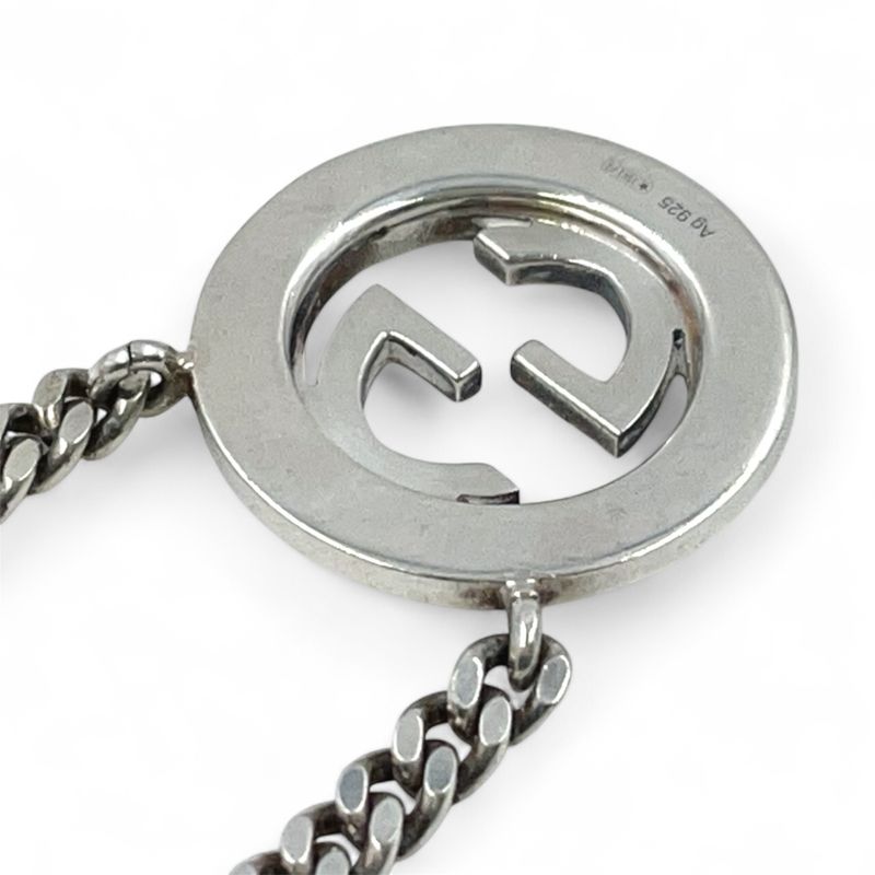 Gucci Interlocking Sv925 Silver Necklace